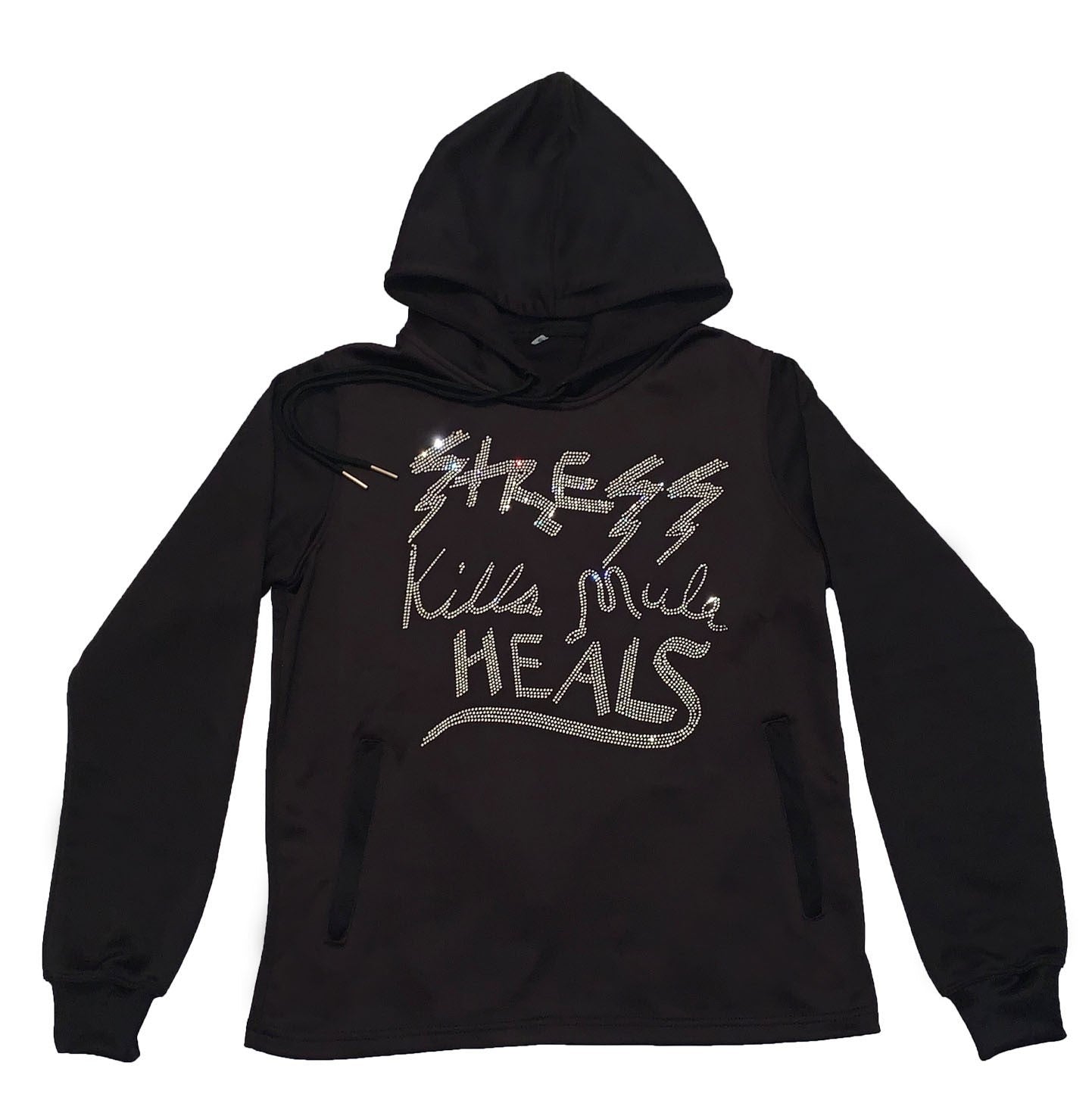 Stress Kills Rhinestone Hoodie